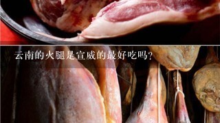 云南的火腿是宣威的最好吃吗？