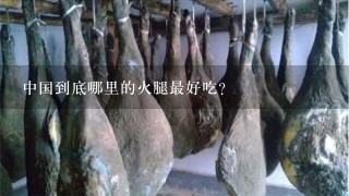 中国到底哪里的火腿最好吃？