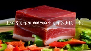 上海活龙虾20160629的小龙虾多少钱1斤？