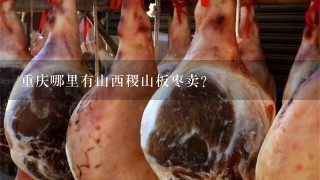 重庆哪里有山西稷山板枣卖？